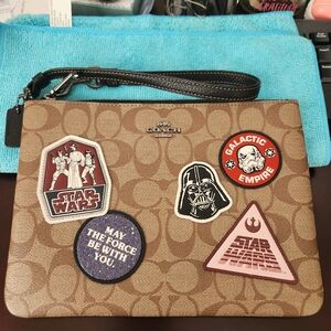 Coach Star Wars Large Leather Wristlet